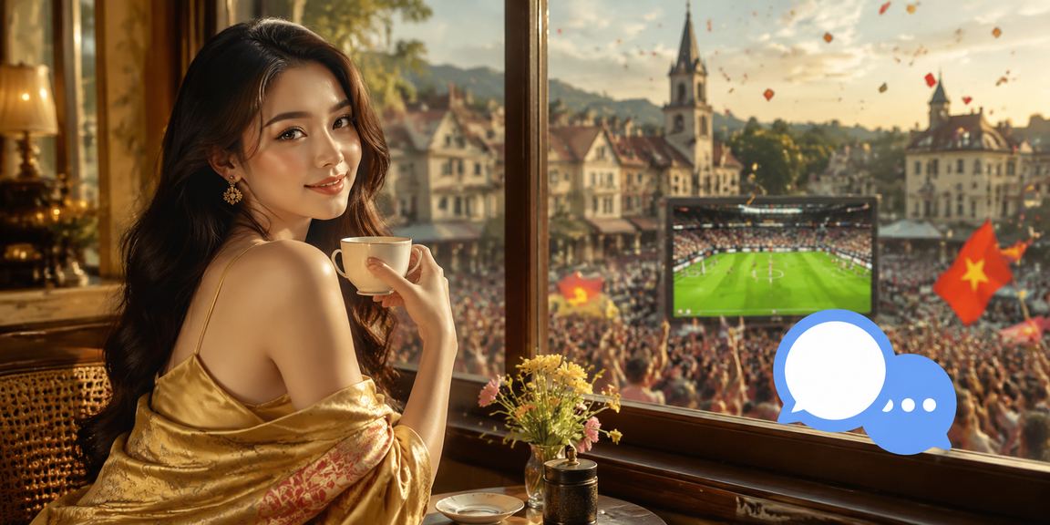 Người dùng Đà Lạt thưởng thức cà phê và trải nghiệm casino trực tuyến với voucher ưu đãi
