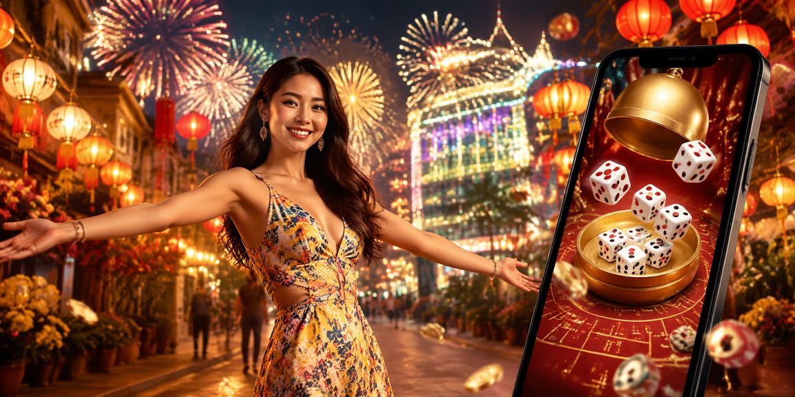 Trò chơi tài xỉu xúc xắc tại sự kiện Hà Nội về đêm